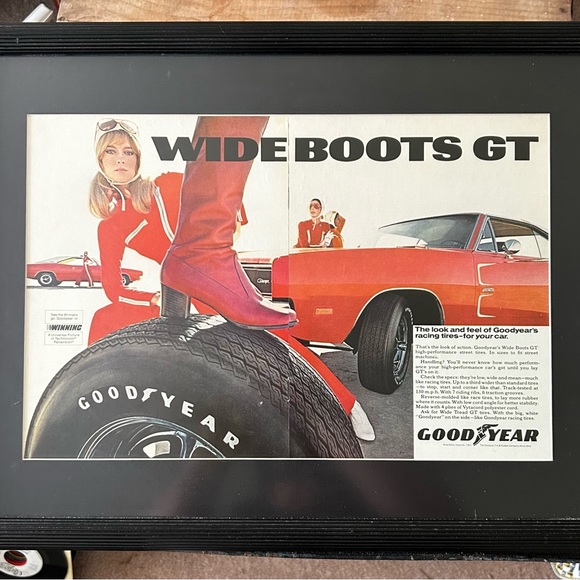 Vintage Original Goodyear Tire WIDE BOOT Magazine Advertisement - Picture 4 of 9